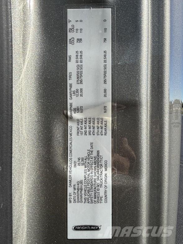 Freightliner CASCADIA 126 曳引機組件