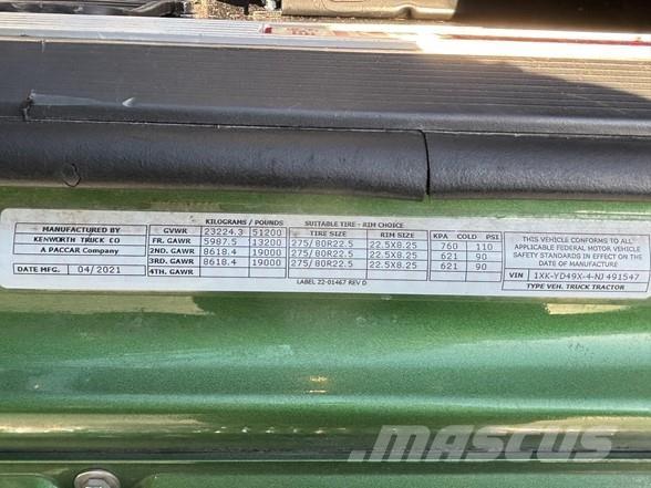 Kenworth T680 曳引機組件