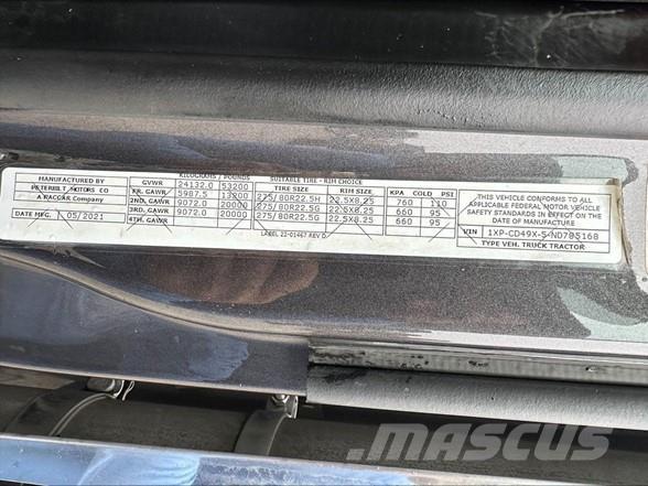 Peterbilt 567 曳引機組件