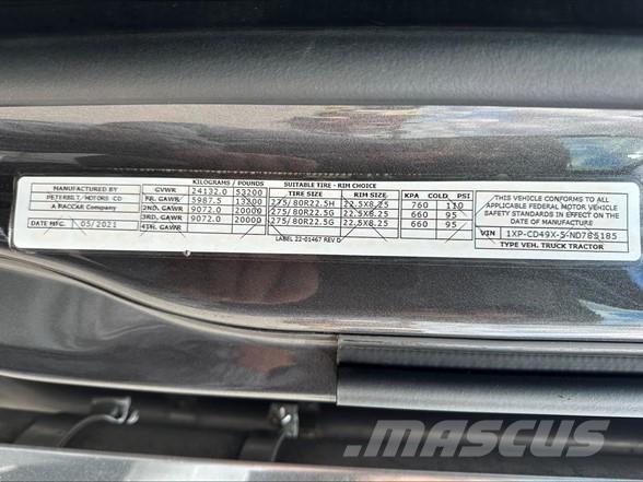 Peterbilt 567 曳引機組件