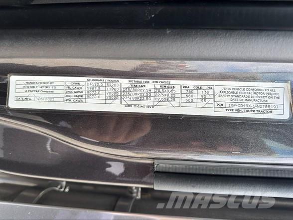 Peterbilt 567 曳引機組件