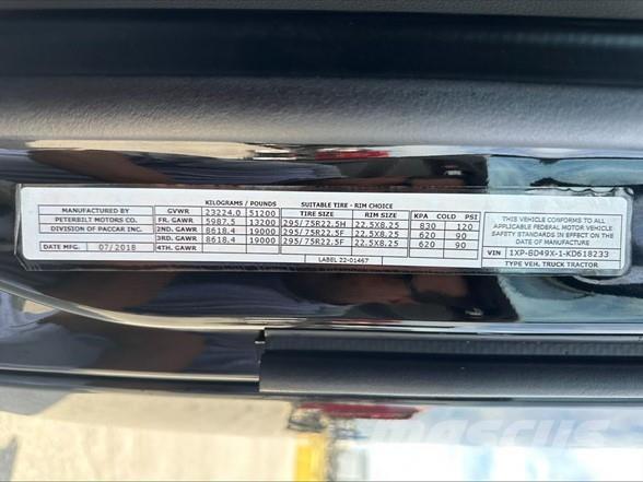 Peterbilt 579 曳引機組件