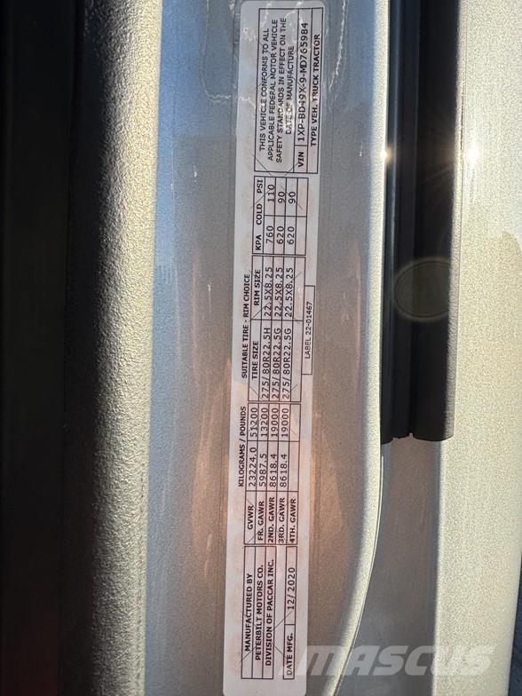 Peterbilt 579 曳引機組件