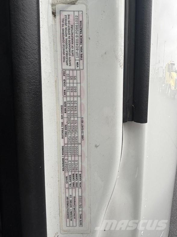 Peterbilt 579 曳引機組件