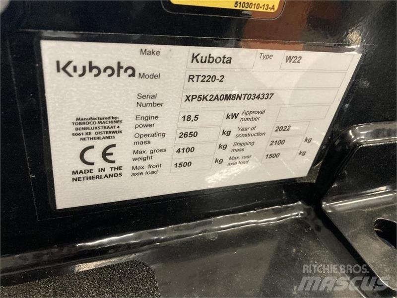 Kubota RT 220- 2 小型裝載機