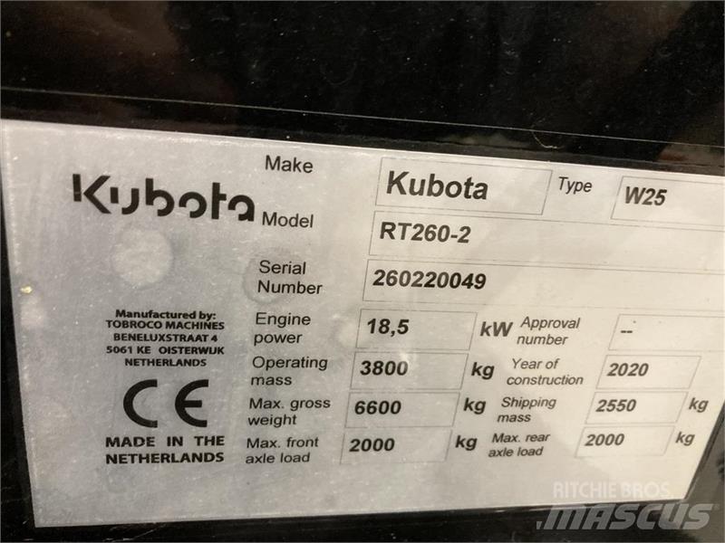 Kubota RT260-2 小型裝載機