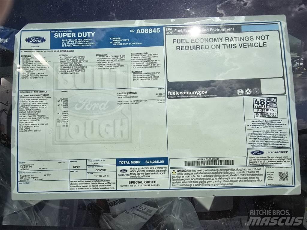 Ford F600 商用底盤車