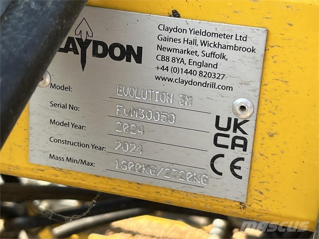Claydon 3M EVO 其他農業機械
