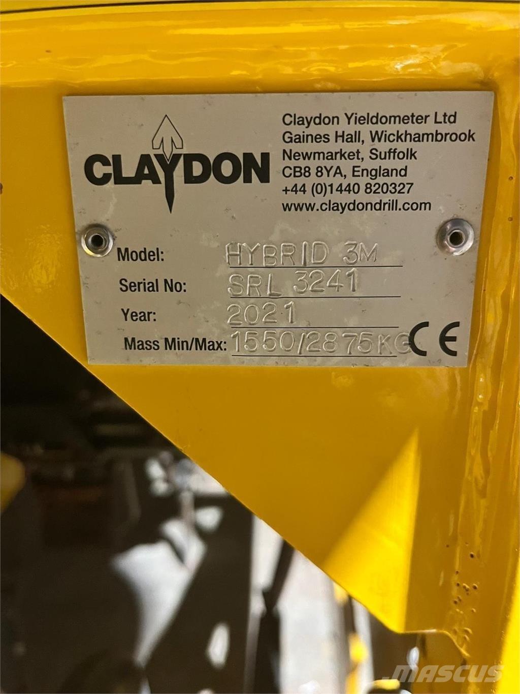 Claydon 3M HYBRID 其他農業機械