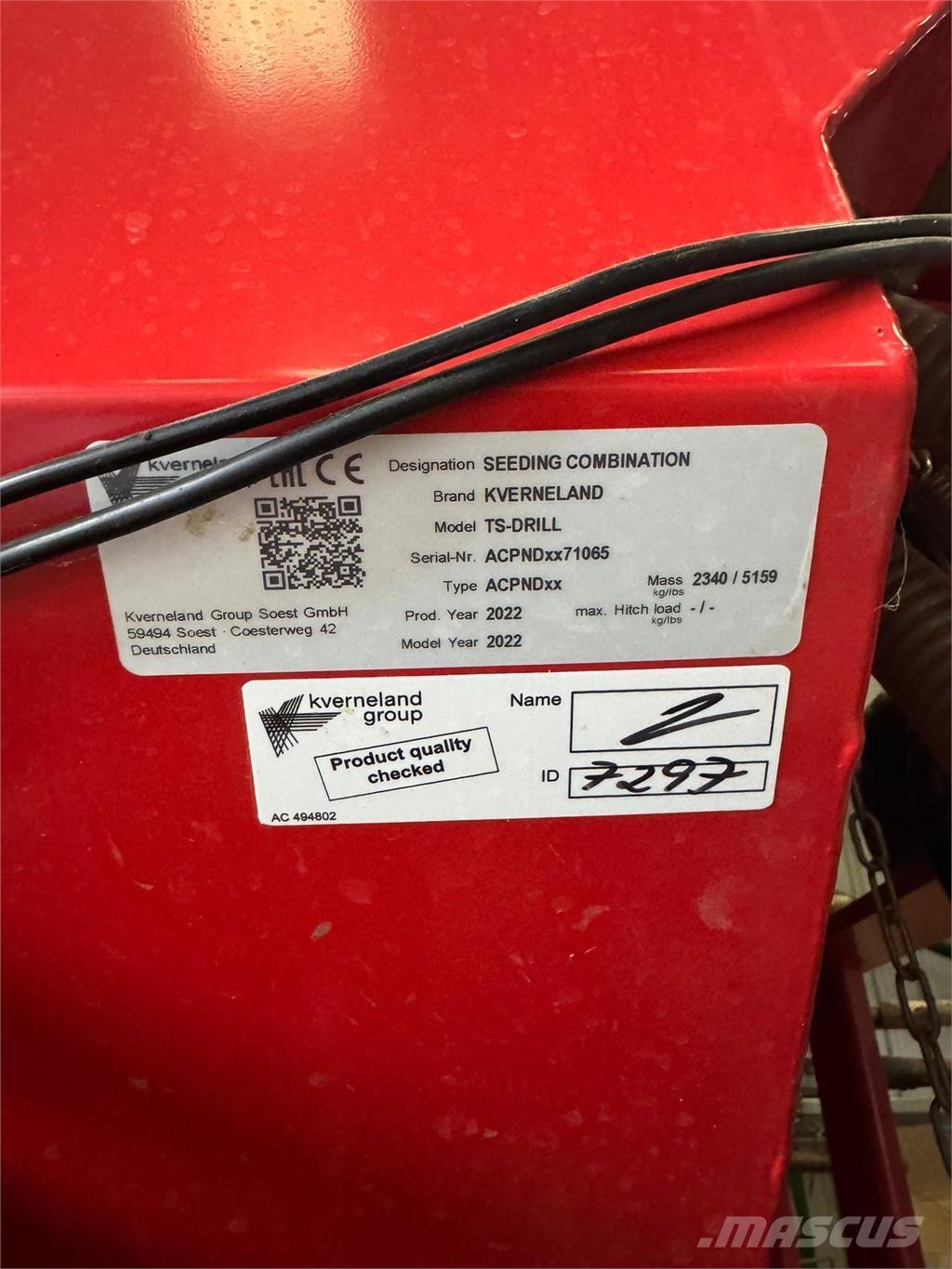 Kverneland 4.8M 其他農業機械