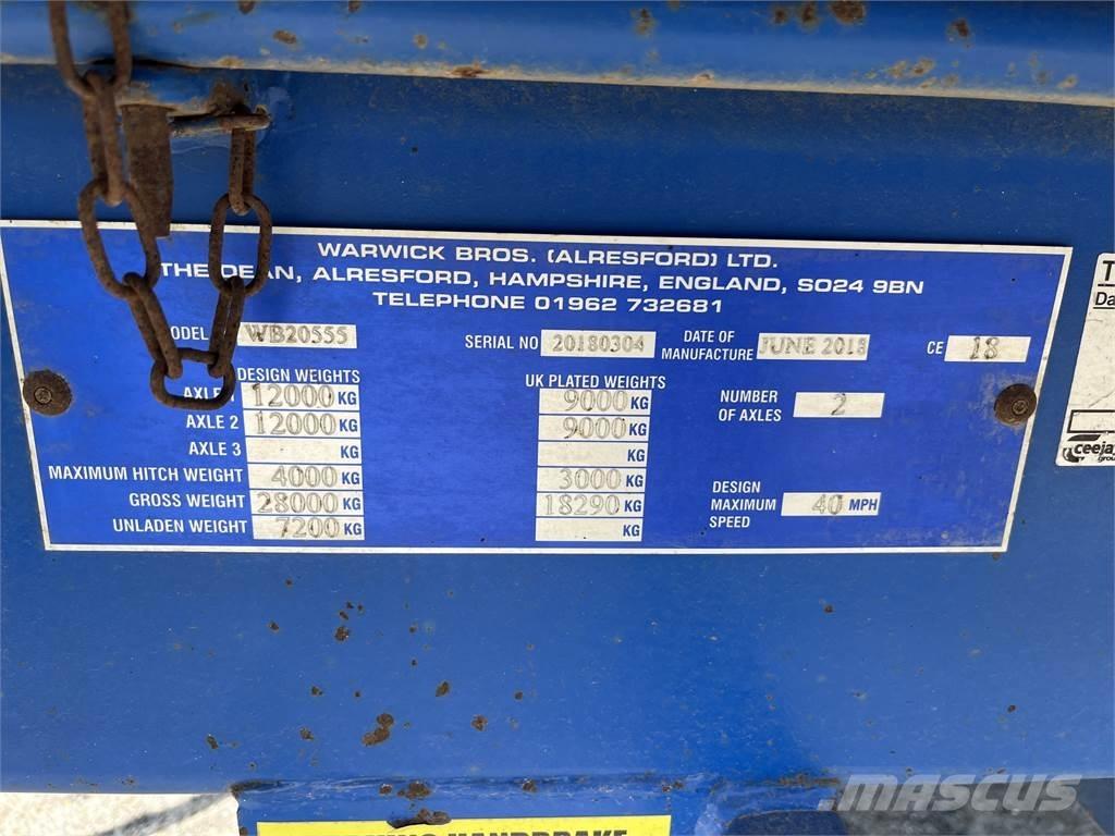  WARWICK 20 TONNE 其他拖車