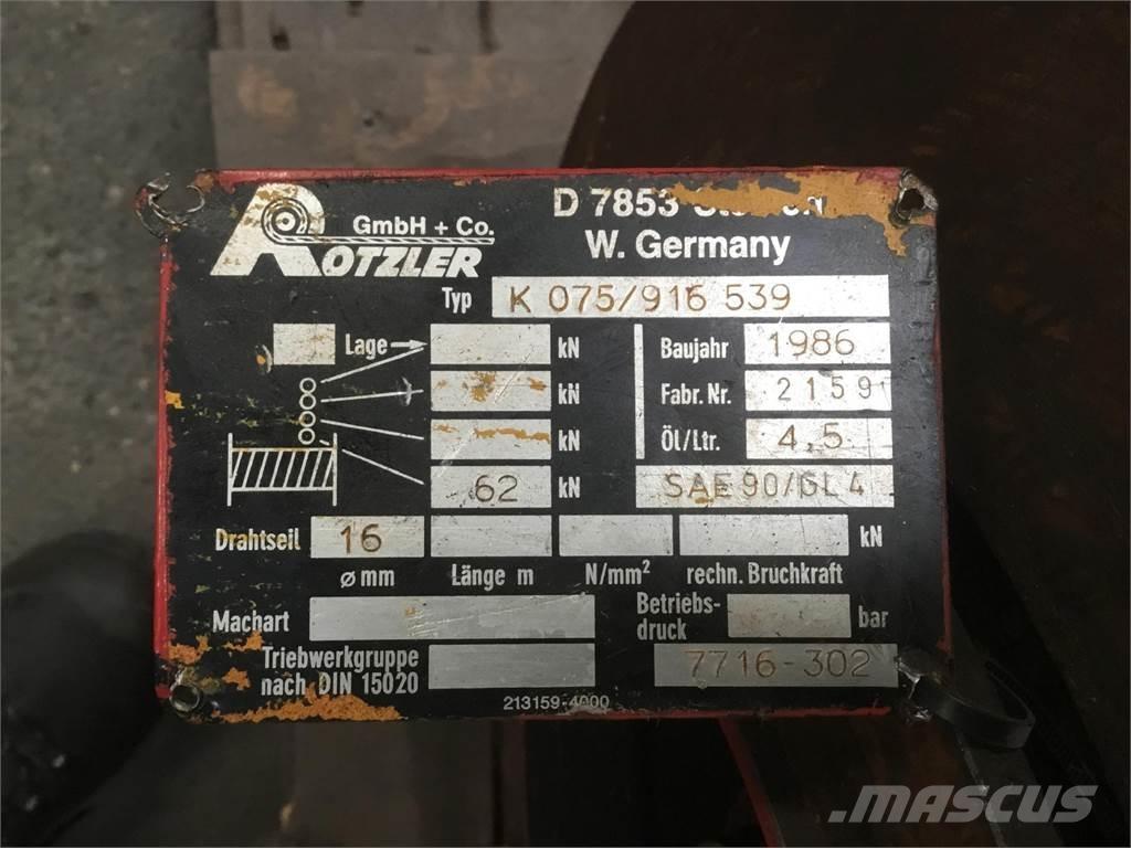 Faun RTF 30 winch 起重機組件和設備
