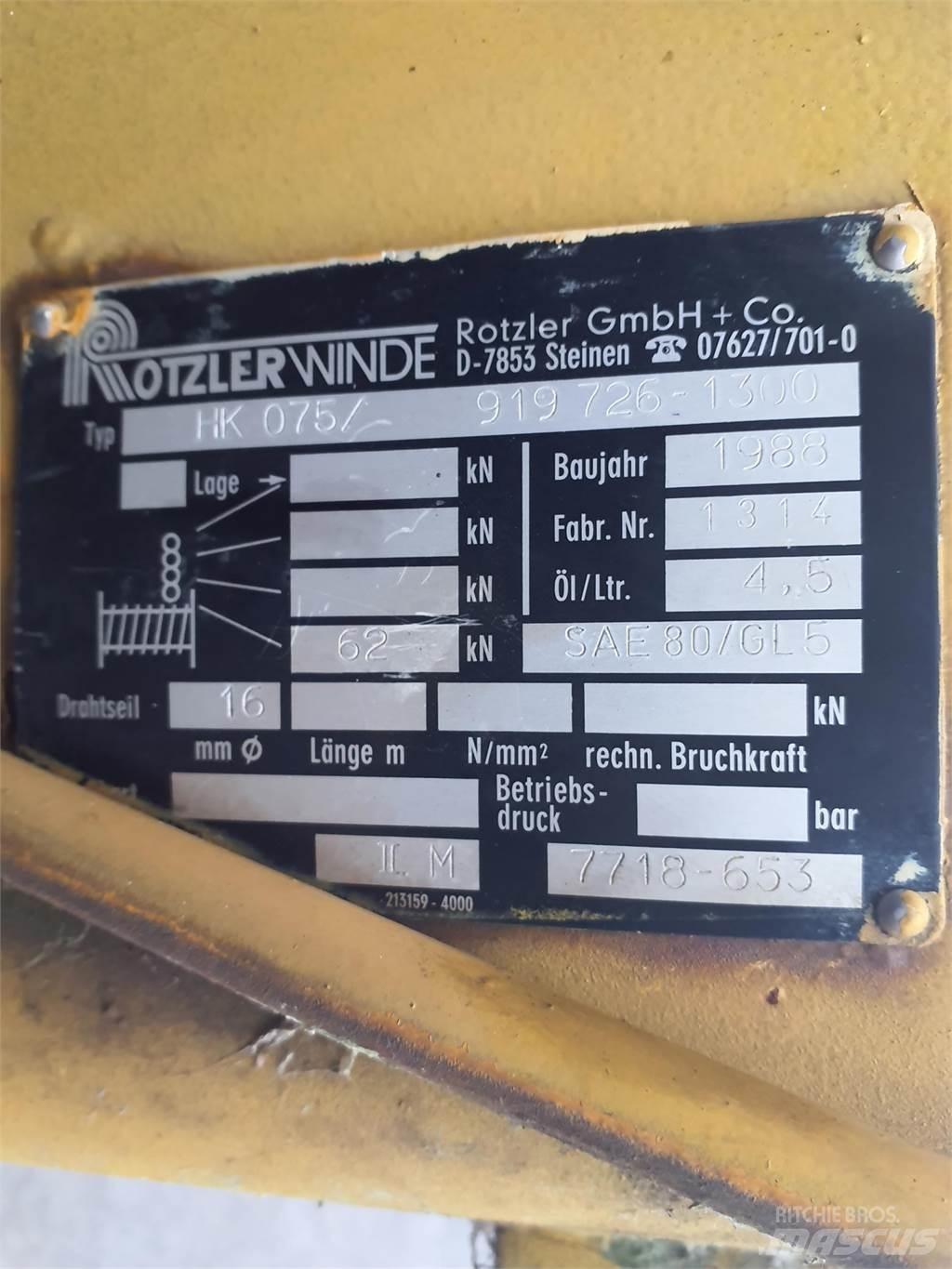 Faun RTF 30 winch 起重機組件和設備