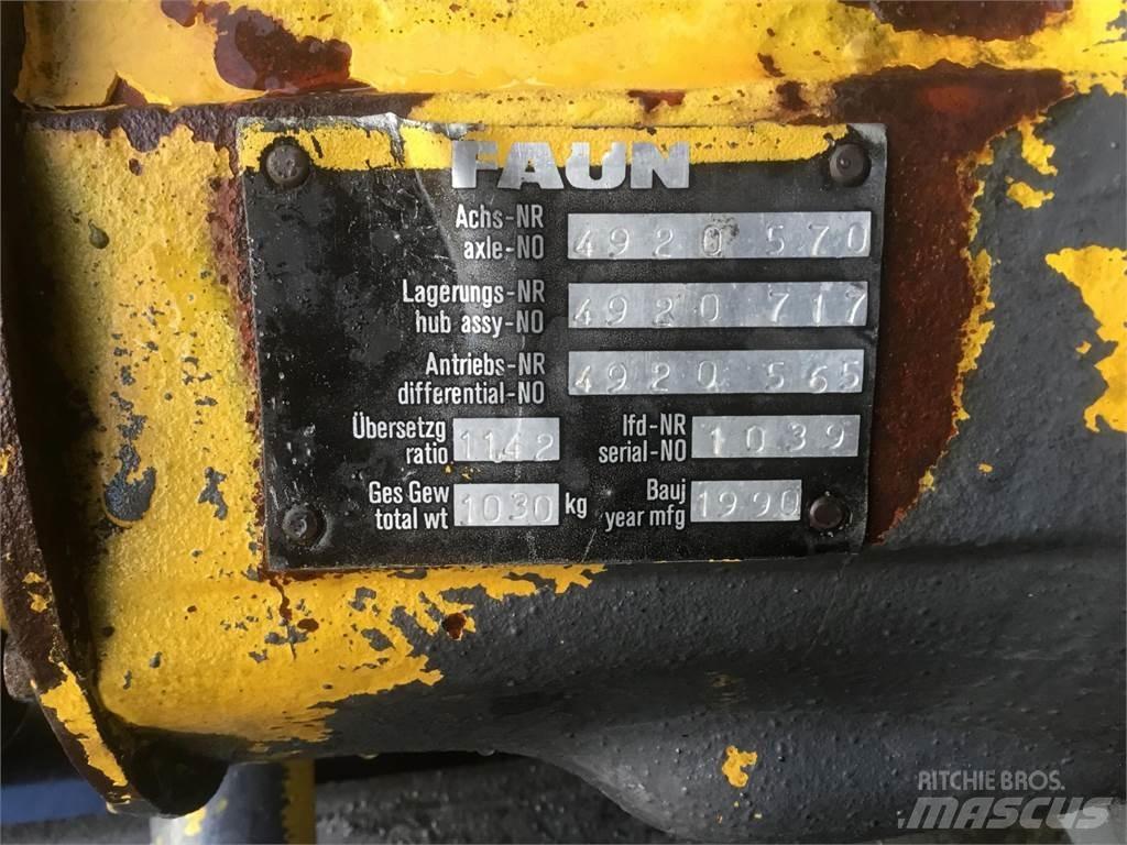 Faun RTF 50-3 axle 1 軸