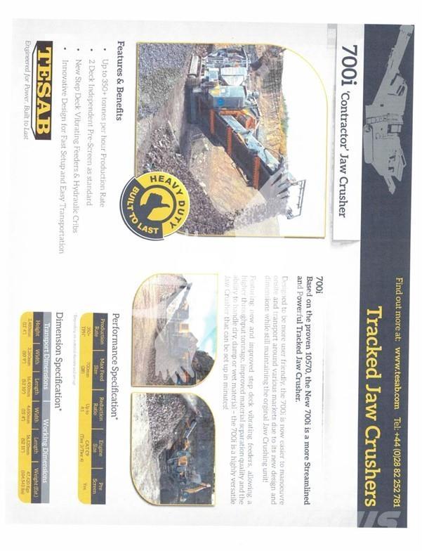 Tesab 700i 破碎機