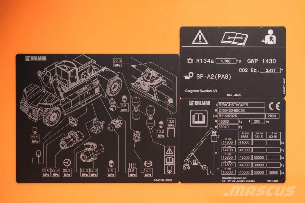Kalmar DRG450-60C5X 前伸型堆積機