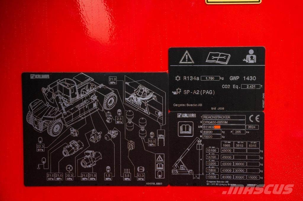 Kalmar DRG450-60S5M 前伸型堆積機