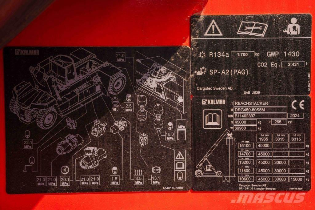 Kalmar DRG450-60S5M 前伸型堆積機
