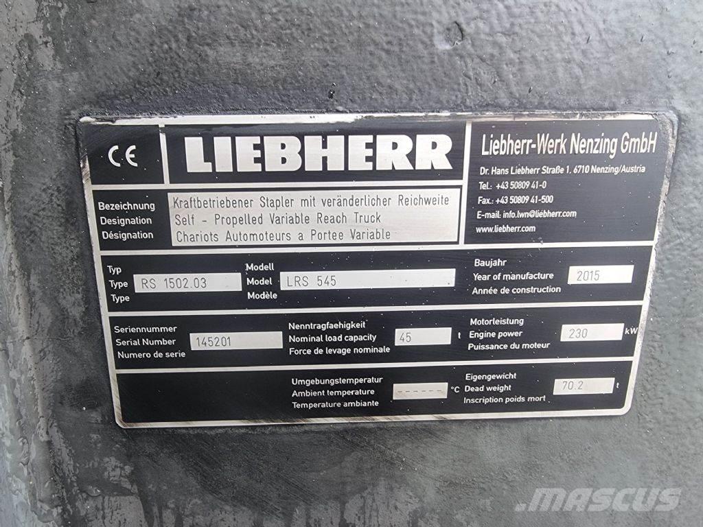 Liebherr LRS 545 前伸型堆積機