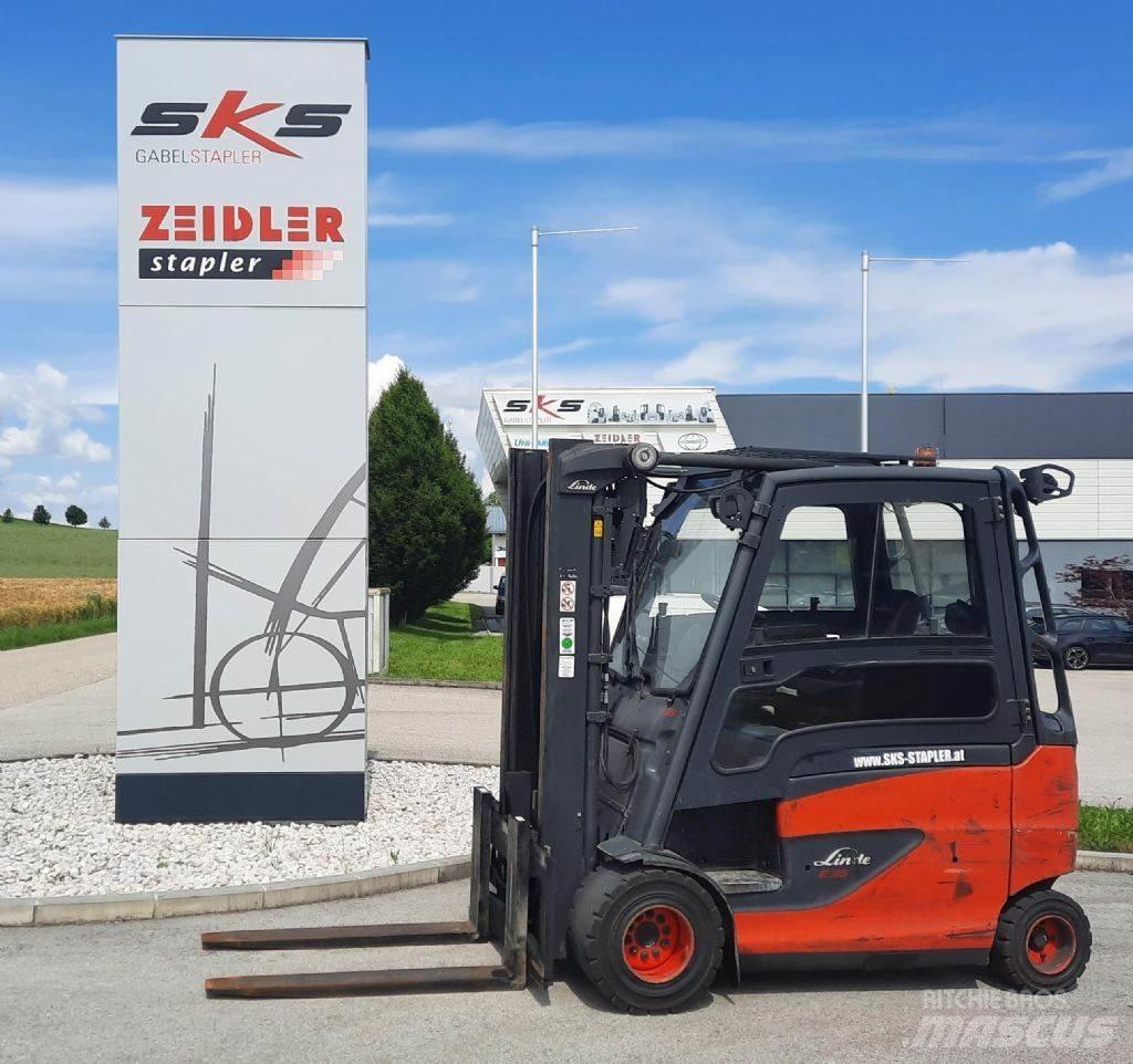 Linde E35HL-01 電動堆高機