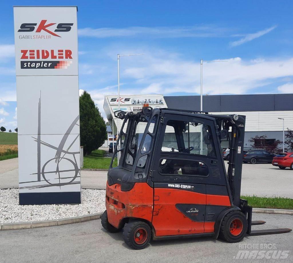 Linde E35HL-01 電動堆高機