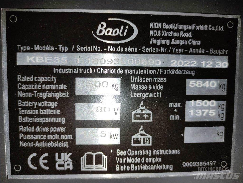 Baoli KBE35 電動堆高機