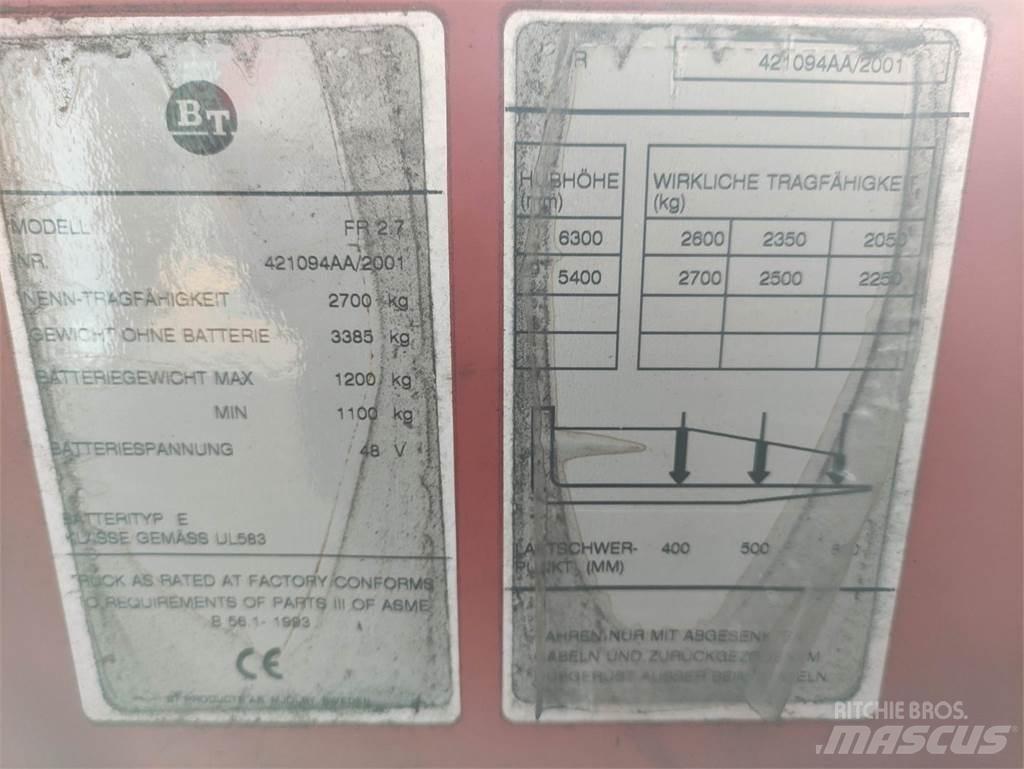 BT FR2-7 四向前伸式堆高機(叉車)