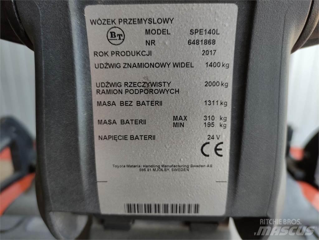 BT SPE140 L 行走控制式堆積機