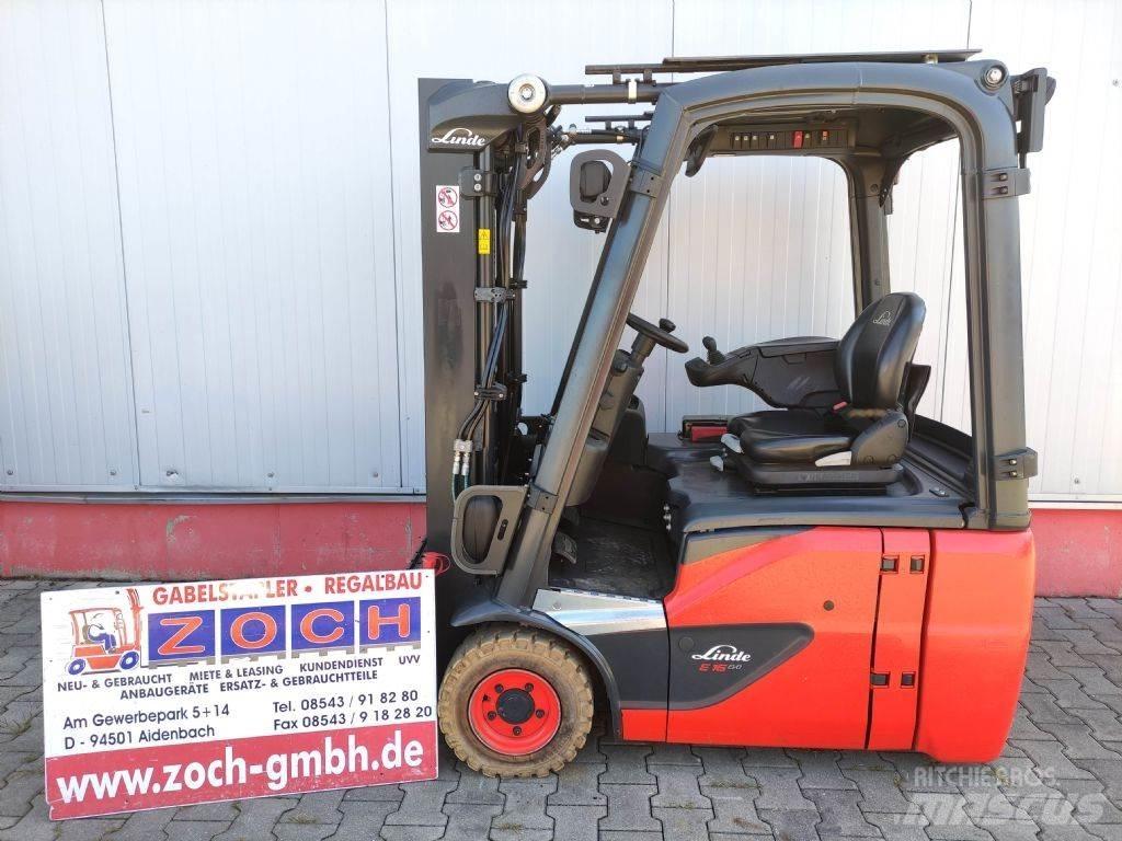 Linde E16C-02-386 EVO 電動堆高機