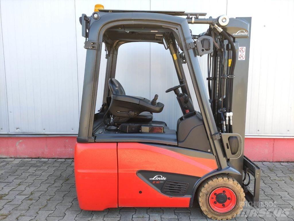 Linde E16C-02-386 EVO 電動堆高機