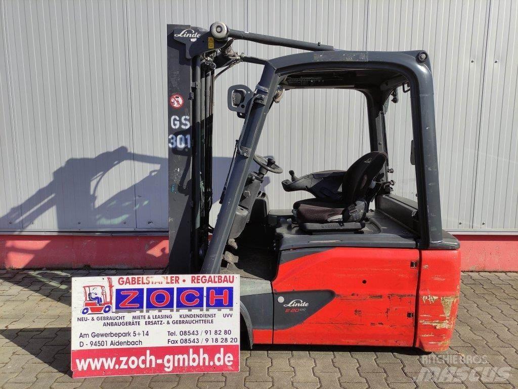 Linde E20L-02-386 電動堆高機
