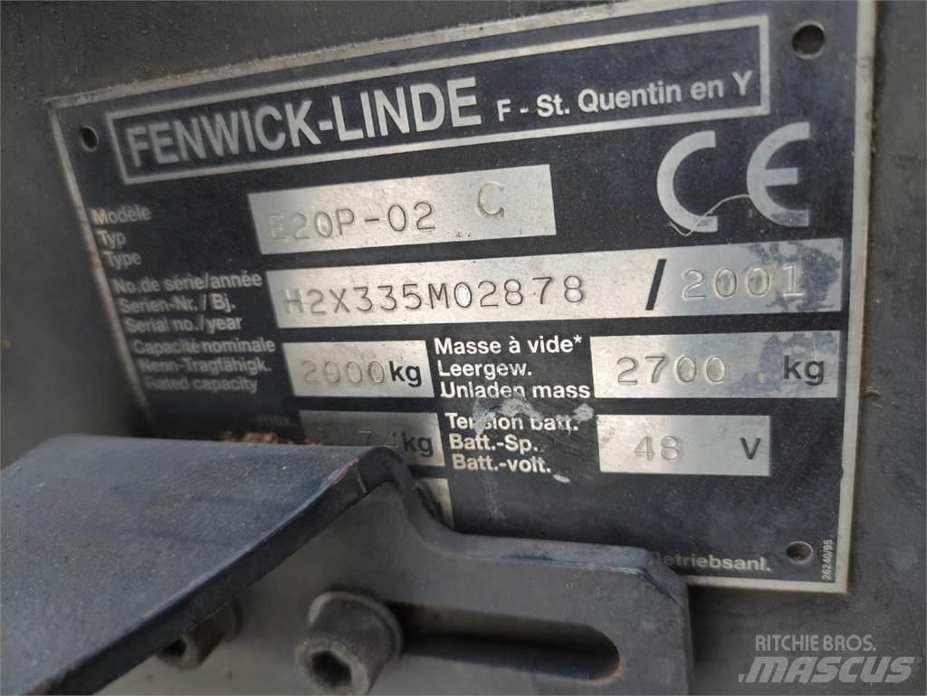 Linde E20P-02-335 電動堆高機
