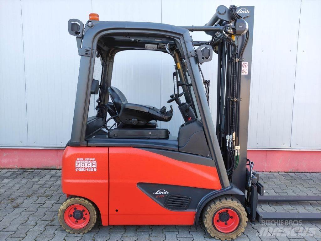Linde E20P-02-386 EVO 電動堆高機