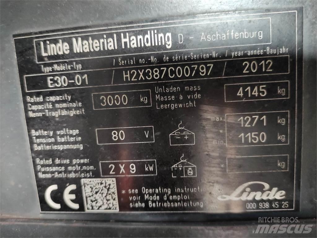 Linde E30-01-387 電動堆高機