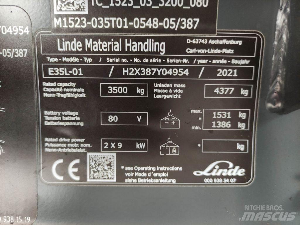 Linde E35L-01-387 電動堆高機