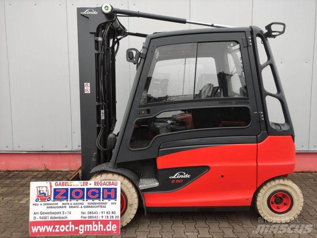 Linde E50HL-01-388 電動堆高機