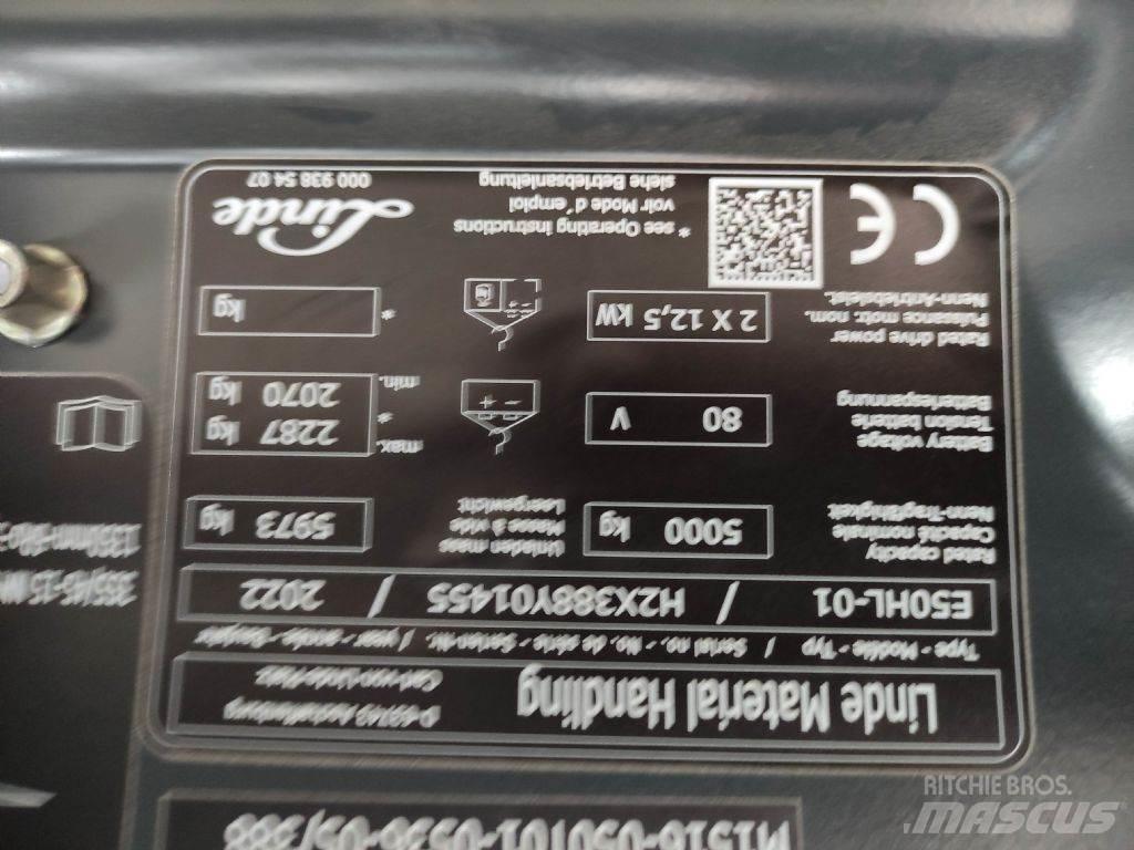 Linde E50HL-01-388 電動堆高機