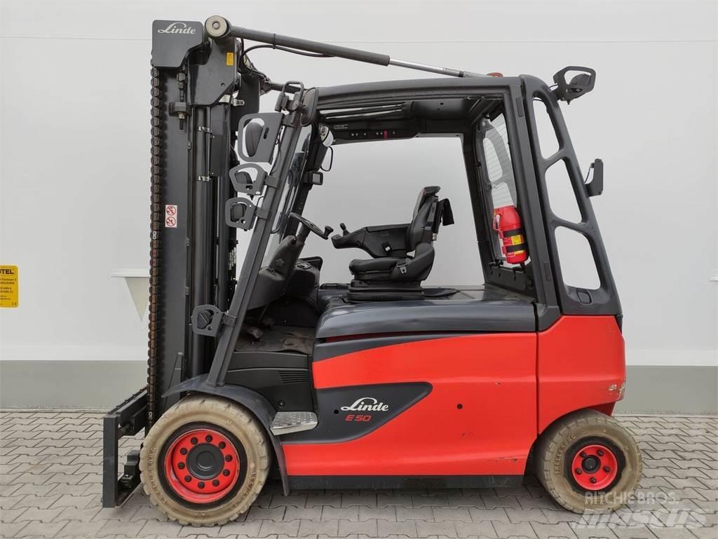 Linde E50HL-01-388 電動堆高機