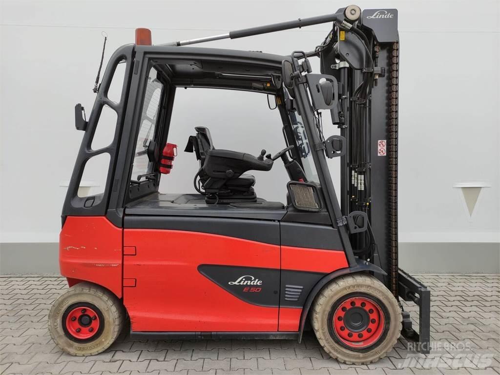 Linde E50HL-01-388 電動堆高機