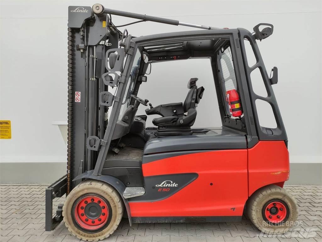 Linde E50HL-01-388 電動堆高機