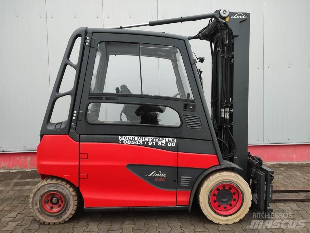 Linde E50HL-01-600 電動堆高機