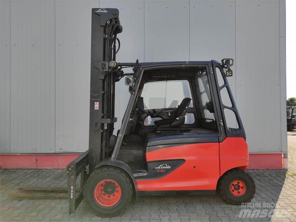 Linde E50HL-01/600-388 電動堆高機