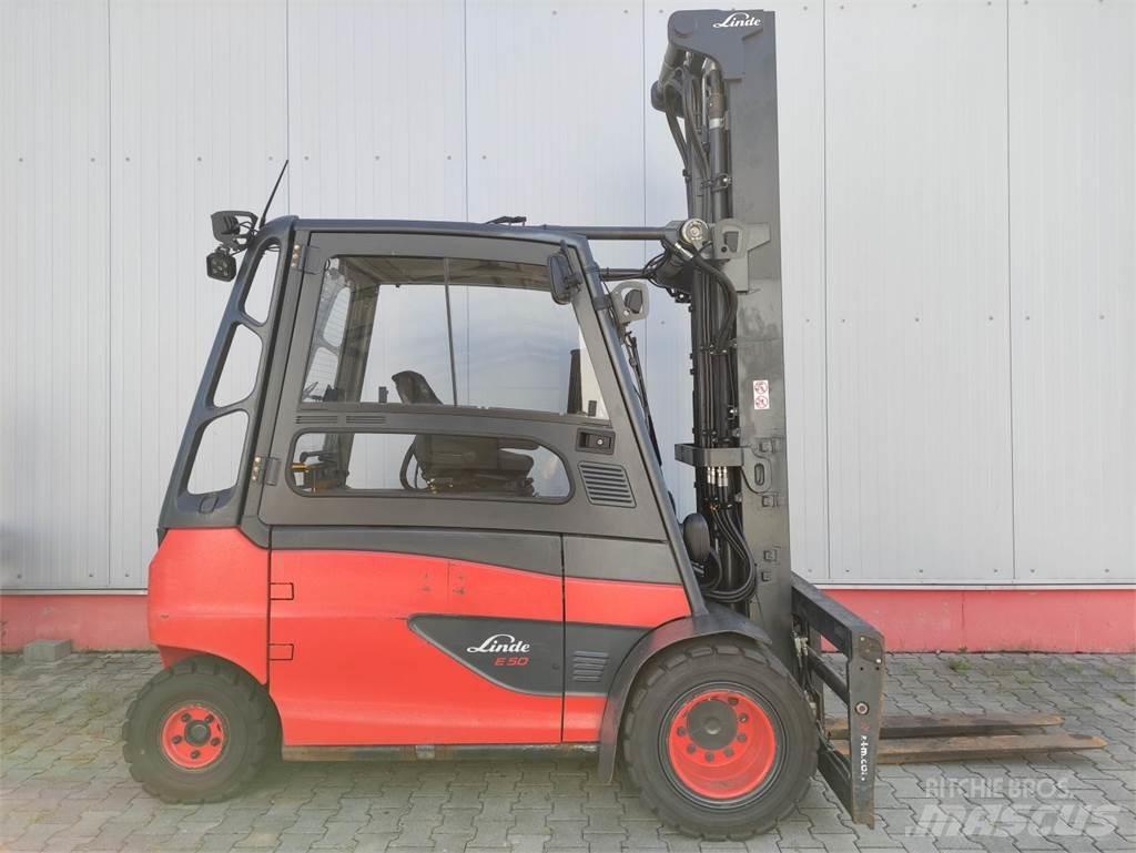 Linde E50HL-01/600-388 電動堆高機