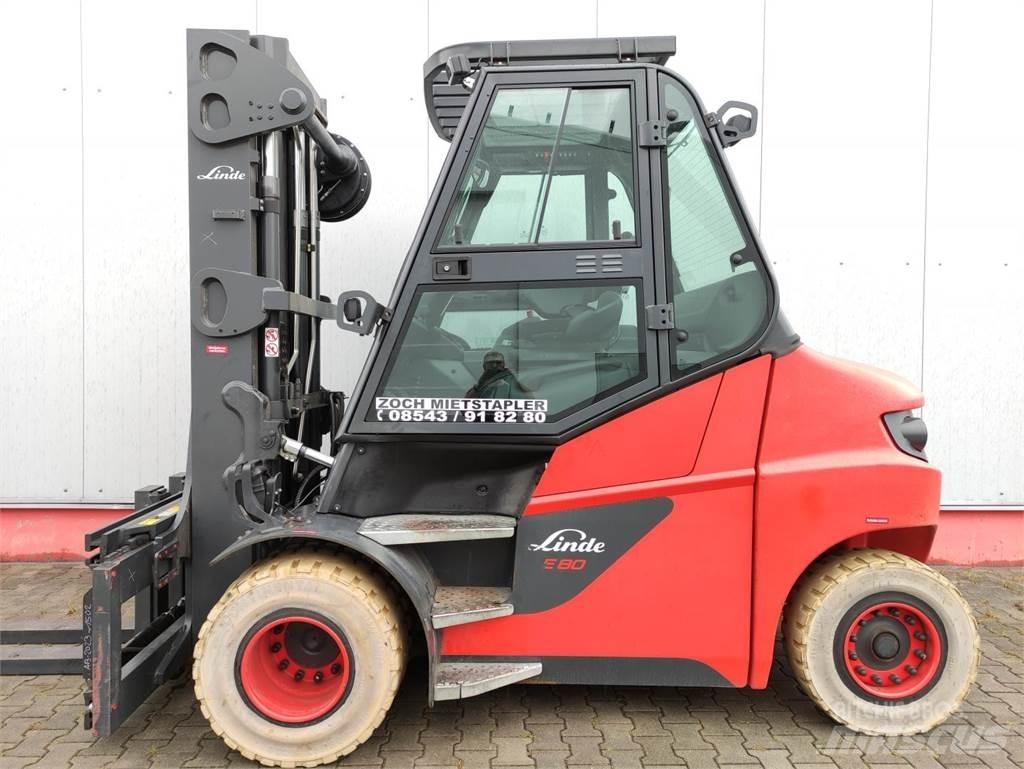 Linde E80-01-127 電動堆高機