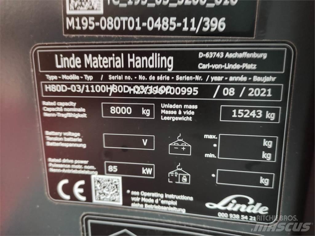 Linde H80D-1100-03-396 柴油卡車