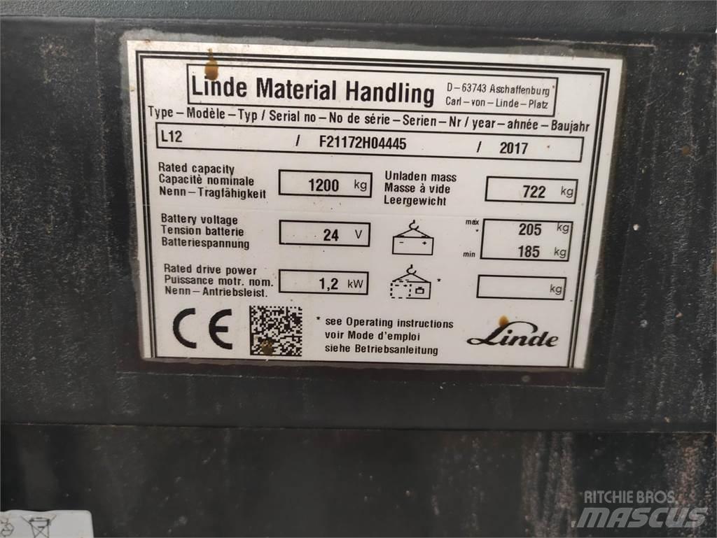 Linde L12 行走控制式堆積機