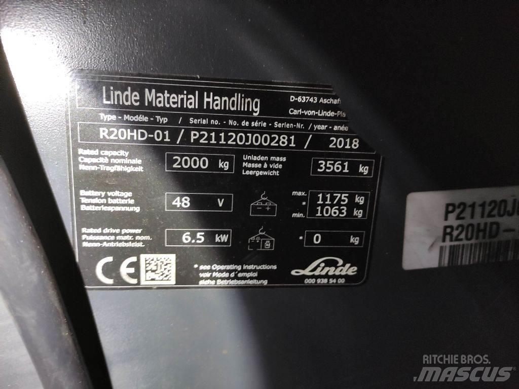 Linde R20HD-01-1120 前伸式堆高機(叉車)