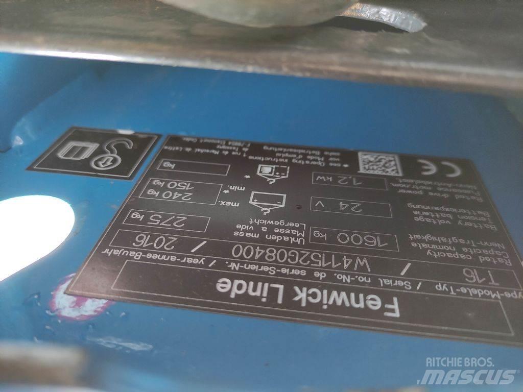 Linde T16 低架升降機