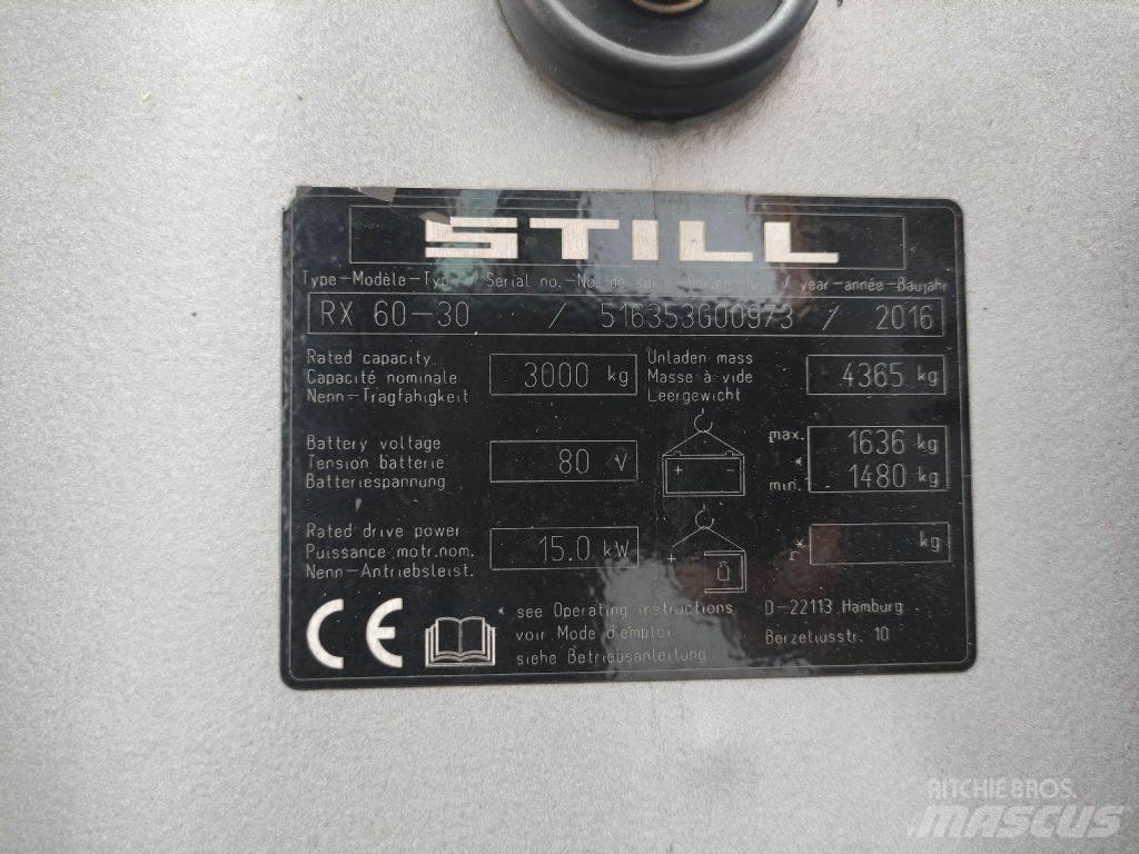 Still RX60-30 電動堆高機
