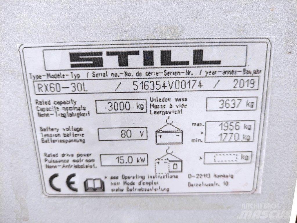 Still RX60-30 L 電動堆高機